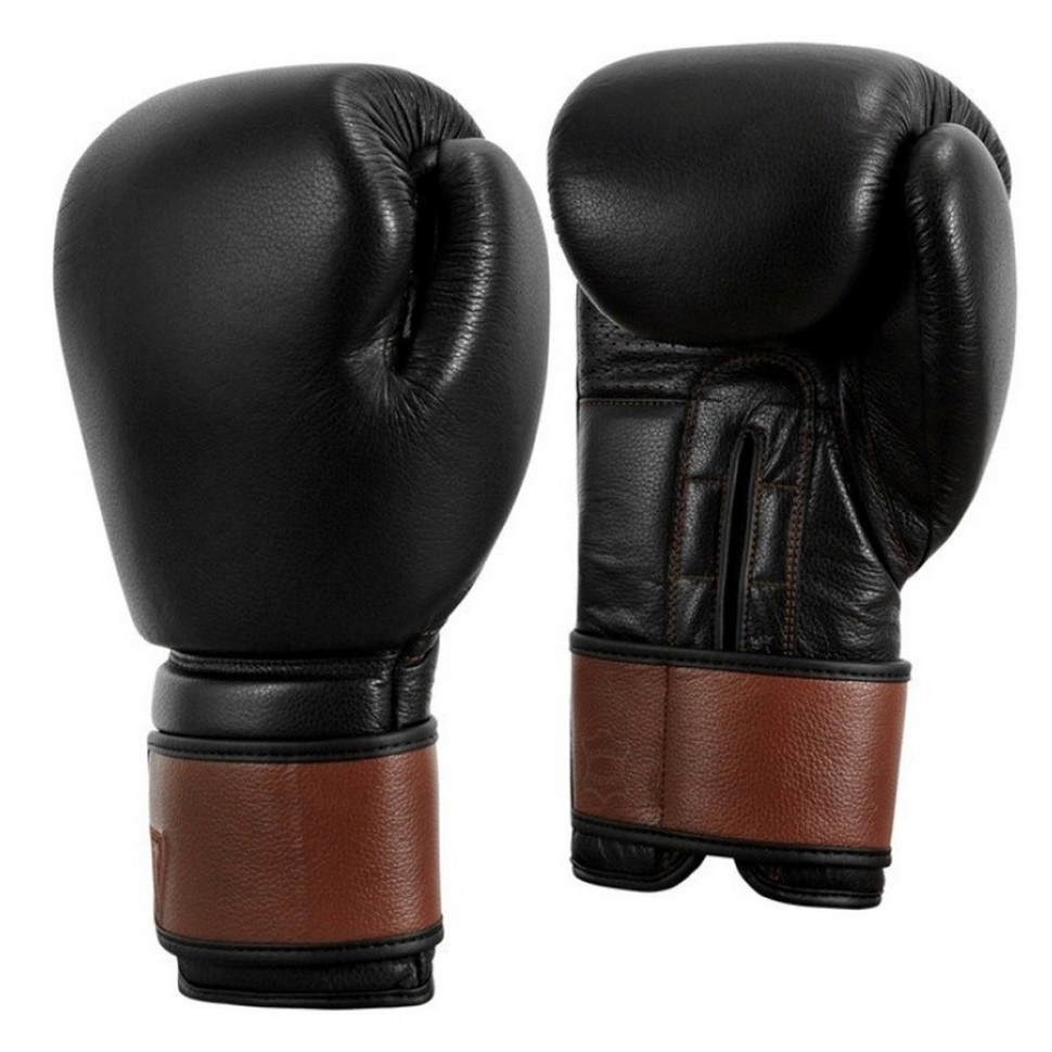 Боксерские перчатки Boxing Honorary TITLE GOSBG M BK/BNL 12 унций (бинты в комплекте)