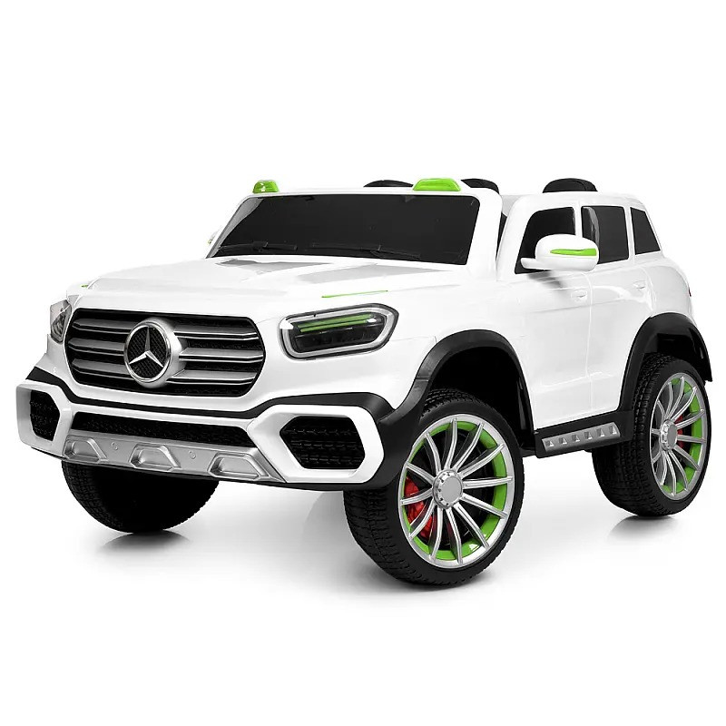 Дитячий електромобіль Джип Bambi M 6379EBLR-1 до 30 кг, білий