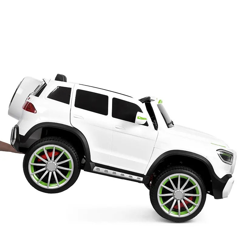 Дитячий електромобіль Джип Bambi M 6379EBLR-1 до 30 кг, білий