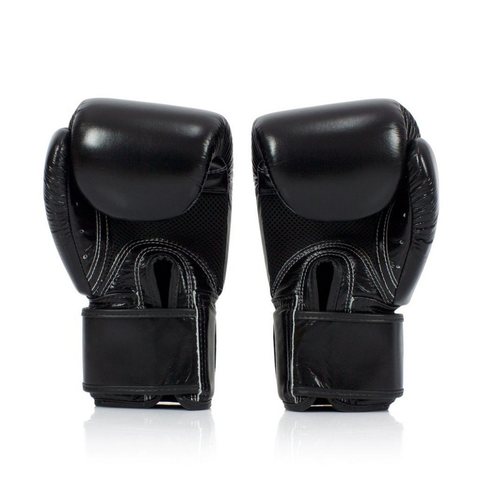 Боксерские перчатки BGV1 Fairtex BGV1_10oz_Black 10 унций (бинты в комплекте)