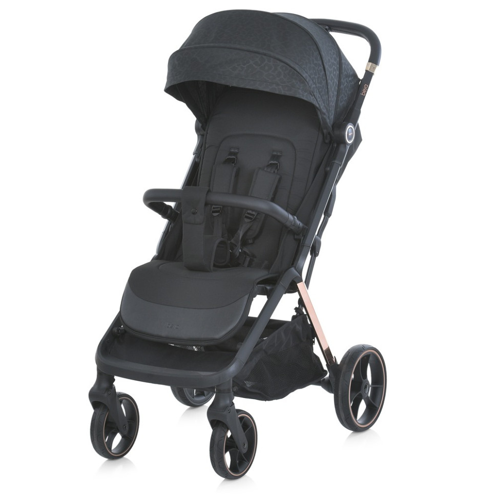 Дитяча прогулянкова коляска BEYA El Camino ME 1127-G Black Leo