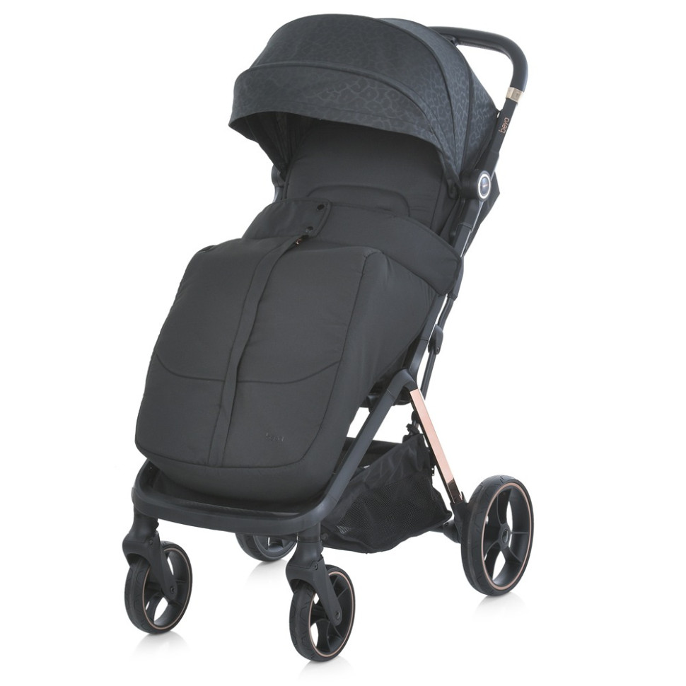 Дитяча прогулянкова коляска BEYA El Camino ME 1127-G Black Leo