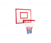 Щит баскетбольний дитячий Newt Jordan з кільцем і сіткою 600х450мм NE-MBAS-1-300G