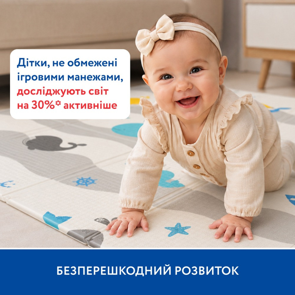 Дитячий термокилимок двосторонній 
