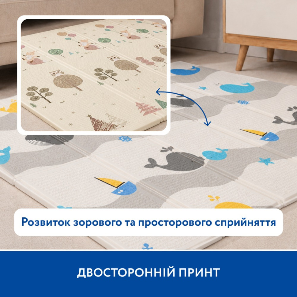 Дитячий термокилимок двосторонній 