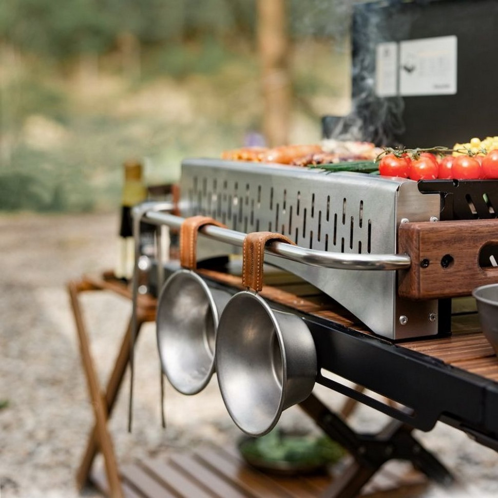 Портативный гриль для столешницы CNK2300CJ010 Naturehike 6976023922954 металлик