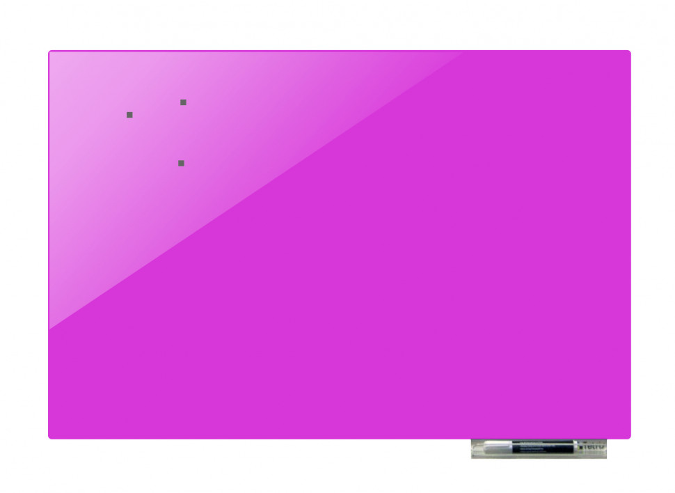 Дошка магнітно-маркерна скляна GL6090, 60x90