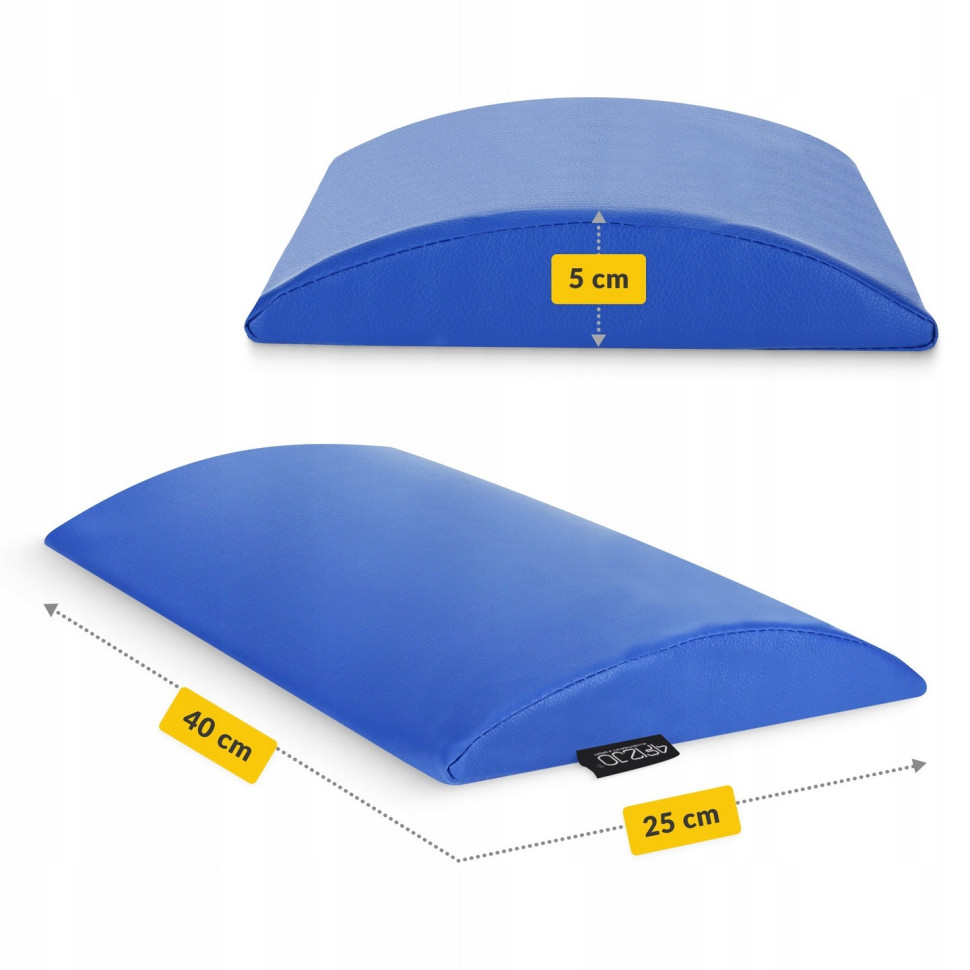 Напіввалик для реабілітації та масажу 4FIZJO P-5905973403061 Blue 40 x 25 x 5 см