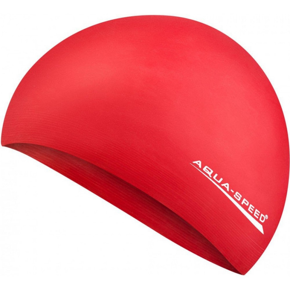 Шапка для плавання SOFT LATEX 5732 Aqua Speed 122-31 червоний, OSFM