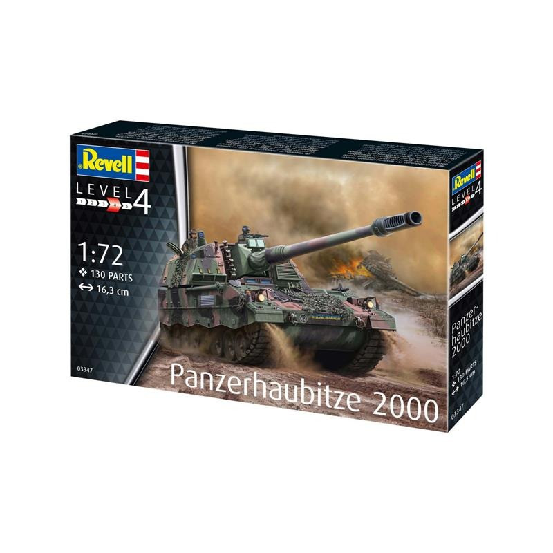 Сборная модель-копия САУ Panzerhaubitze 2000 Revell RVL-03347 уровень 4 масштаб 1:72