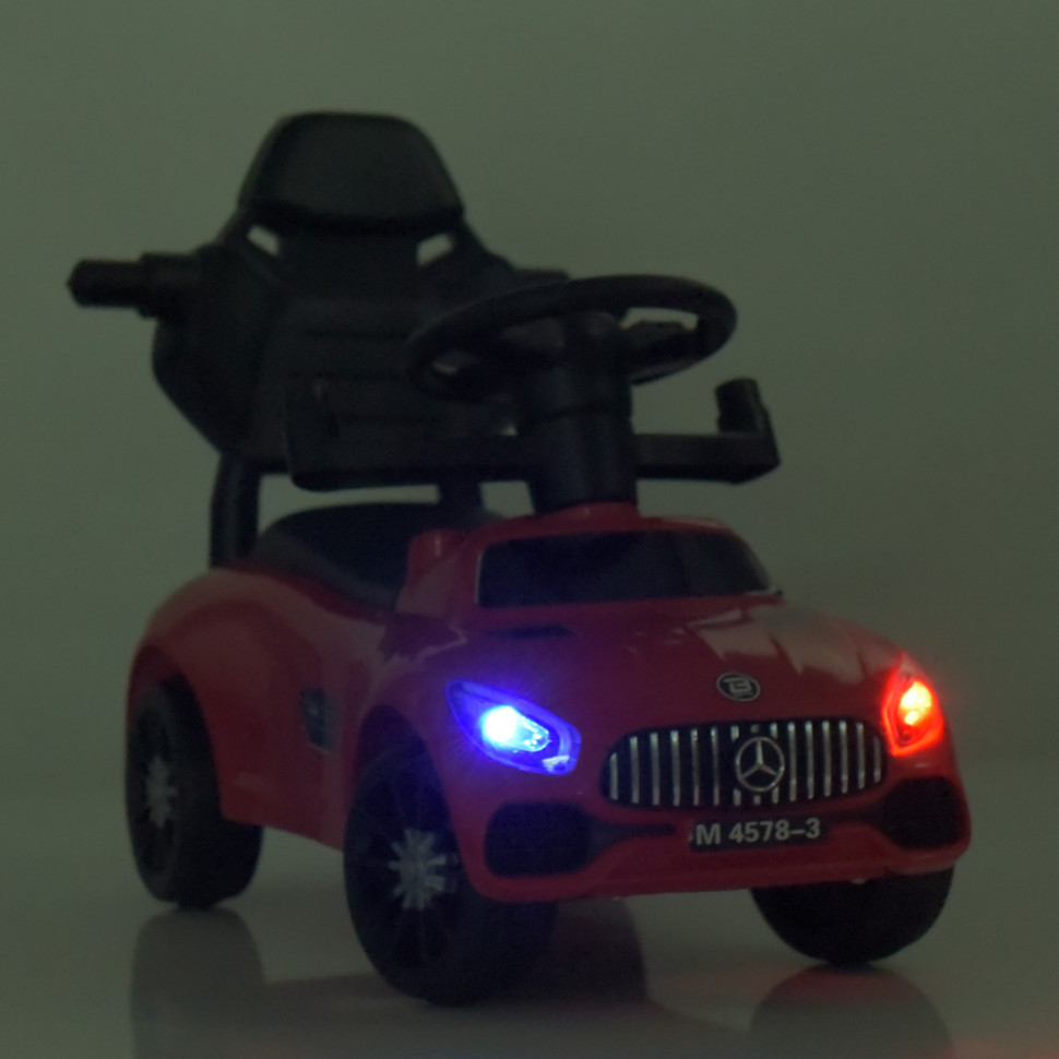 Каталка-толокар Bambi Racer M 4578-1 Белый музыкальный