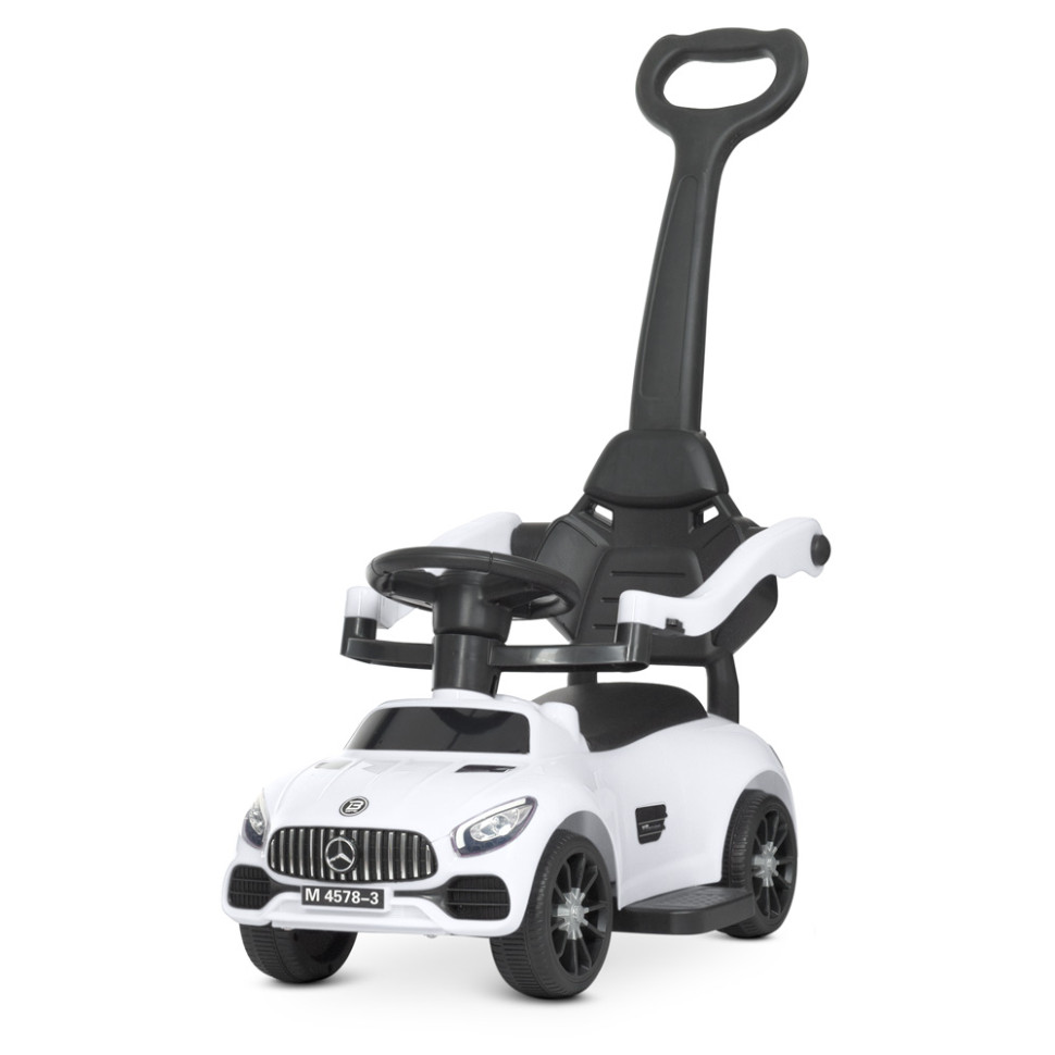 Каталка-толокар Bambi Racer M 4578-1 Белый музыкальный