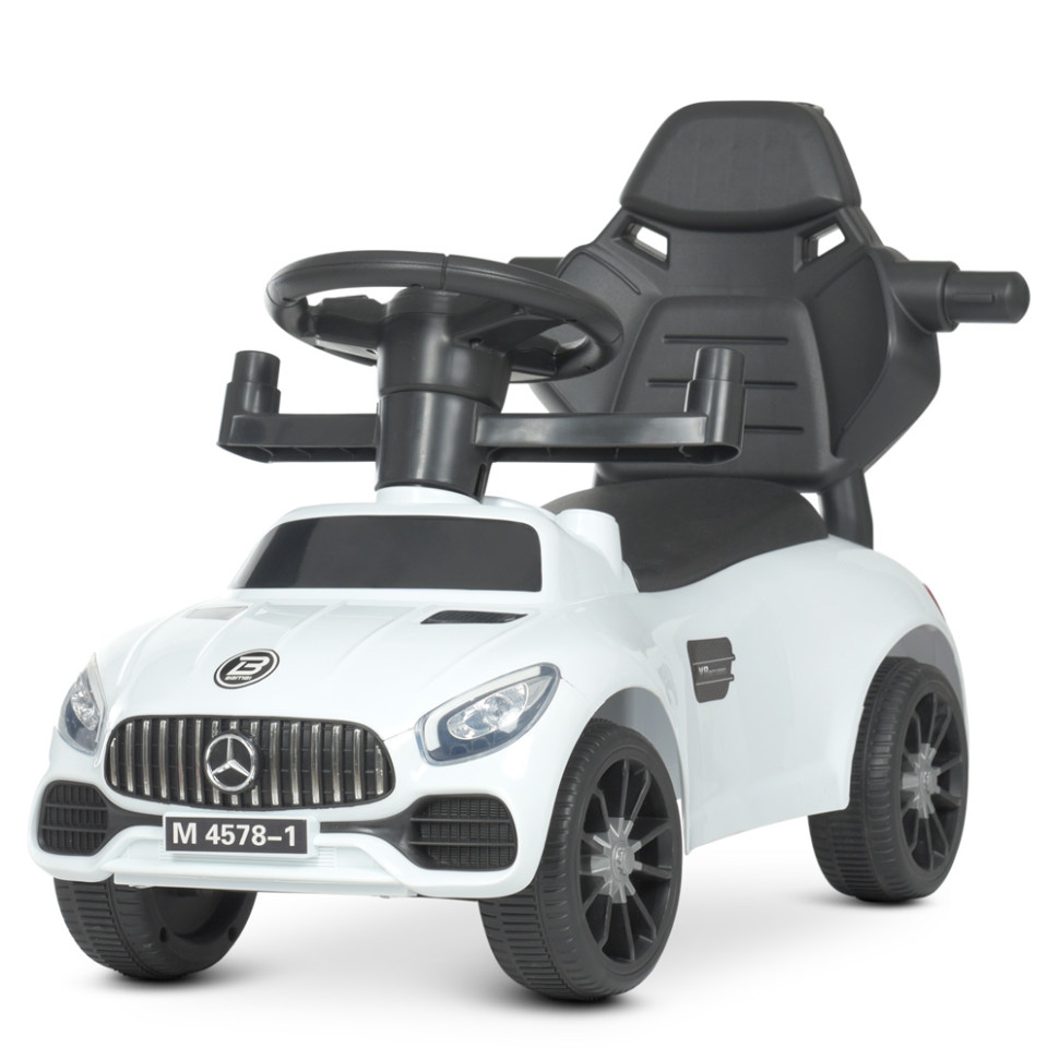 Каталка-толокар Bambi Racer M 4578-1 Белый музыкальный