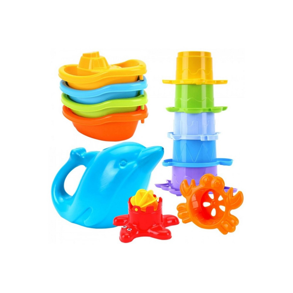 Дитячий набір іграшок для ванної ТехноК 7679TXK 12 предметів у комплекті