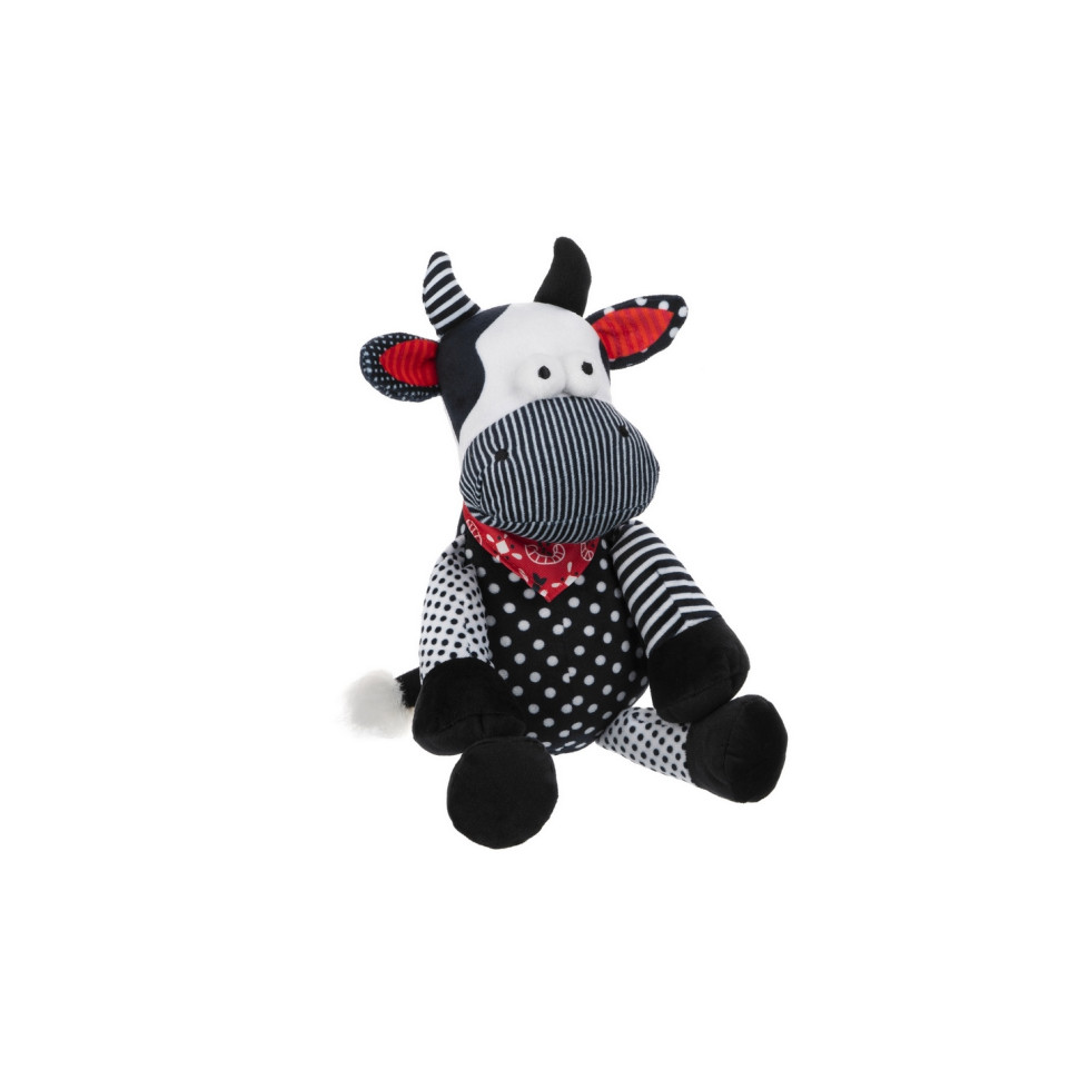 Мягкая игрушка Same Toy Корова/Бык (черно-белый) 24 см A1057/24