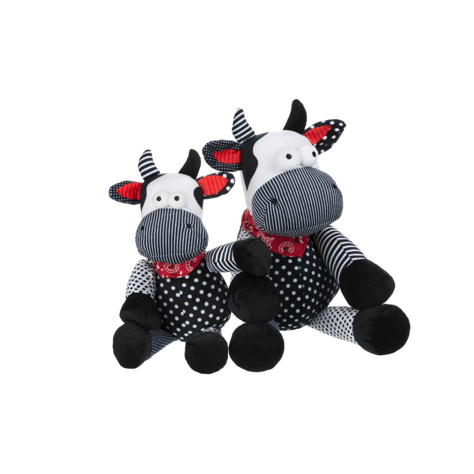 Мягкая игрушка Same Toy Корова/Бык (черно-белый) 24 см A1057/24