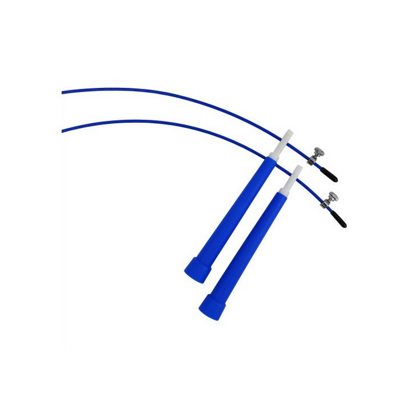 Скоростная скакалка Speed Cable Rope EasyFit EF-2039-BL, со стальным тросом, синяя