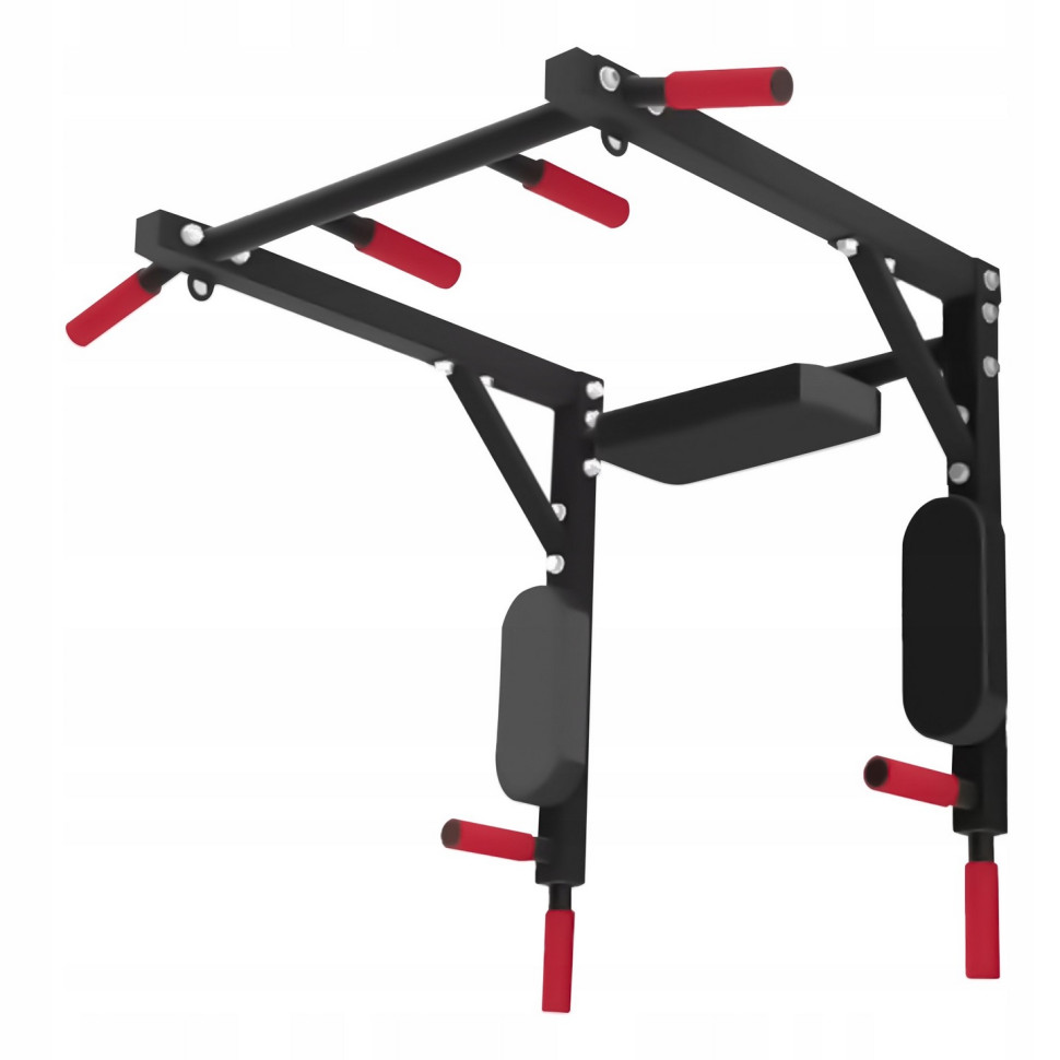 Турнік-бруси навісний 2 в 1 4FIZJO P-5905973402644 Black 80 х 70 х 60 см