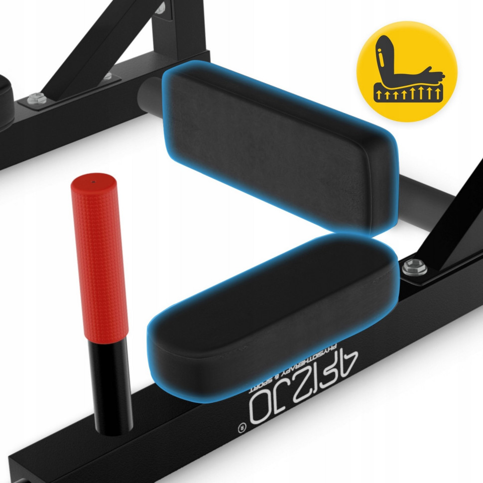 Турнік-бруси навісний 2 в 1 4FIZJO P-5905973402644 Black 80 х 70 х 60 см