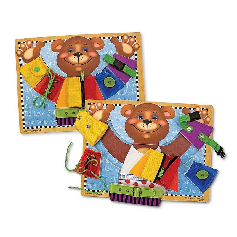 Дерев'яна дошка - застібки Melissa&Doug MD3784 розвиває дрібну моторику