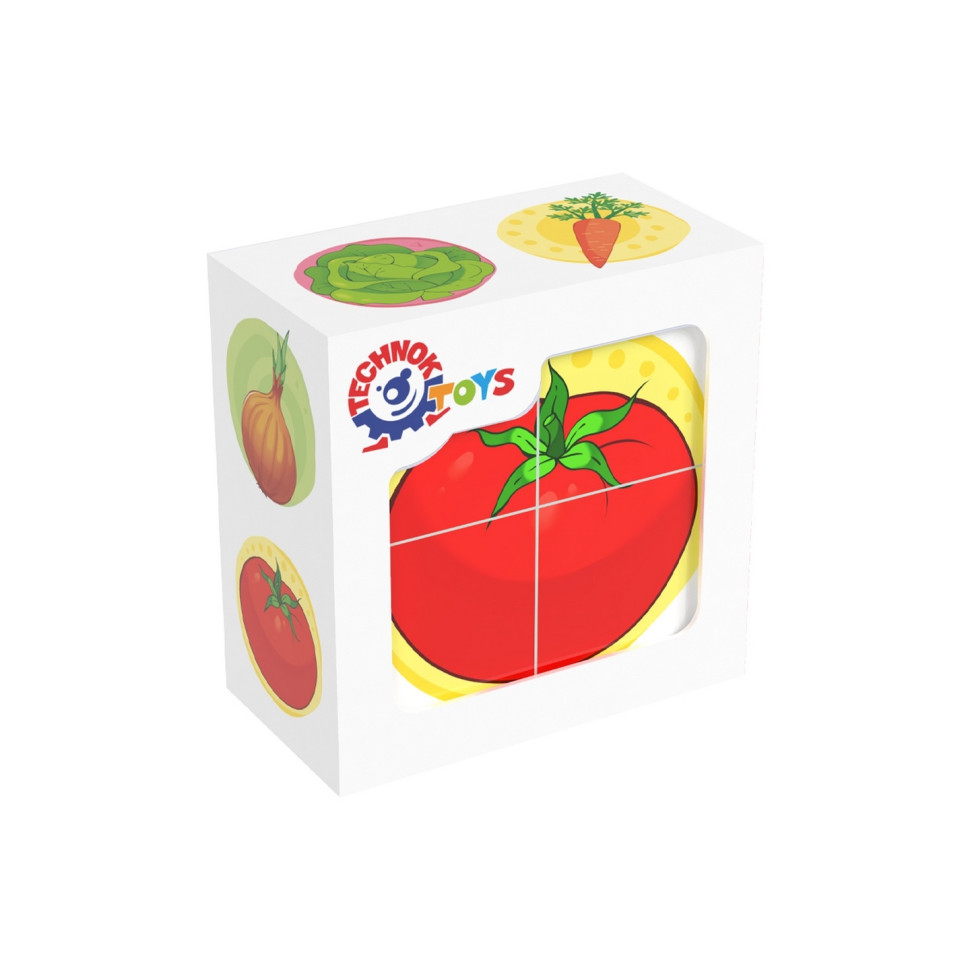Розвиваючі кубики "Овочі" ТехноК 1349TXK по цене 80 грн.