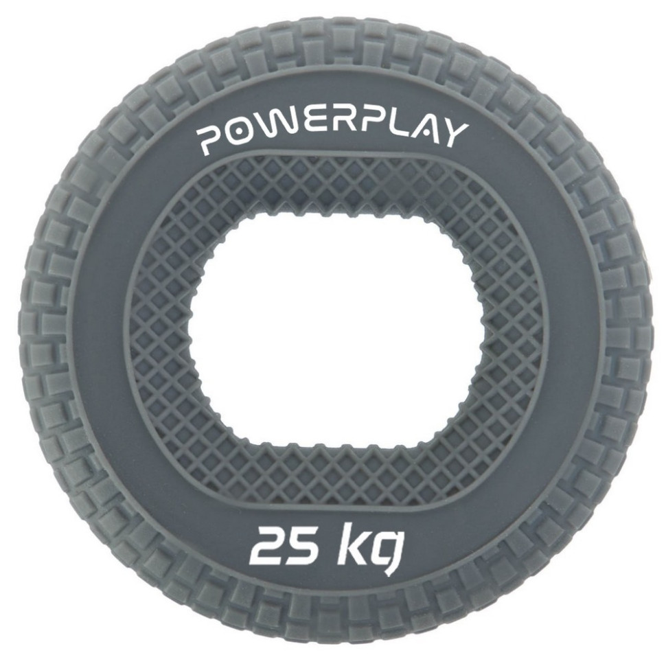 Эспандер кистевой силиконовый PP-4333 Hand Grip Large PowerPlay PP_4333_Grey_25kg 25 кг, Серый