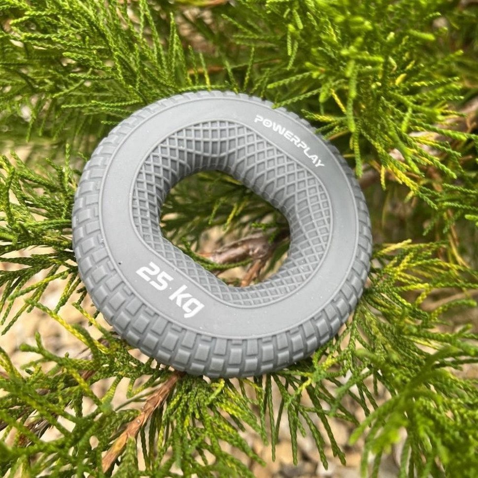 Эспандер кистевой силиконовый PP-4333 Hand Grip Large PowerPlay PP_4333_Grey_25kg 25 кг, Серый