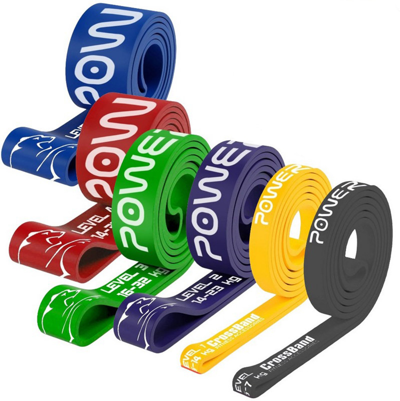 Эспандер-петля (резинка для фитнеса и кроссфита) PowerPlay PP_0018 в наборе 6 штук