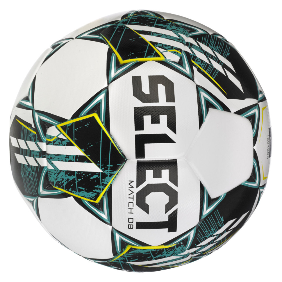 М'яч футбольний MATCH DB FIFA v23 Select 057536-338-4 білий/зелений, розмір 4