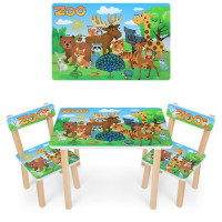 Дитячий столик Bambi 501-109(EN) з двома стільцями