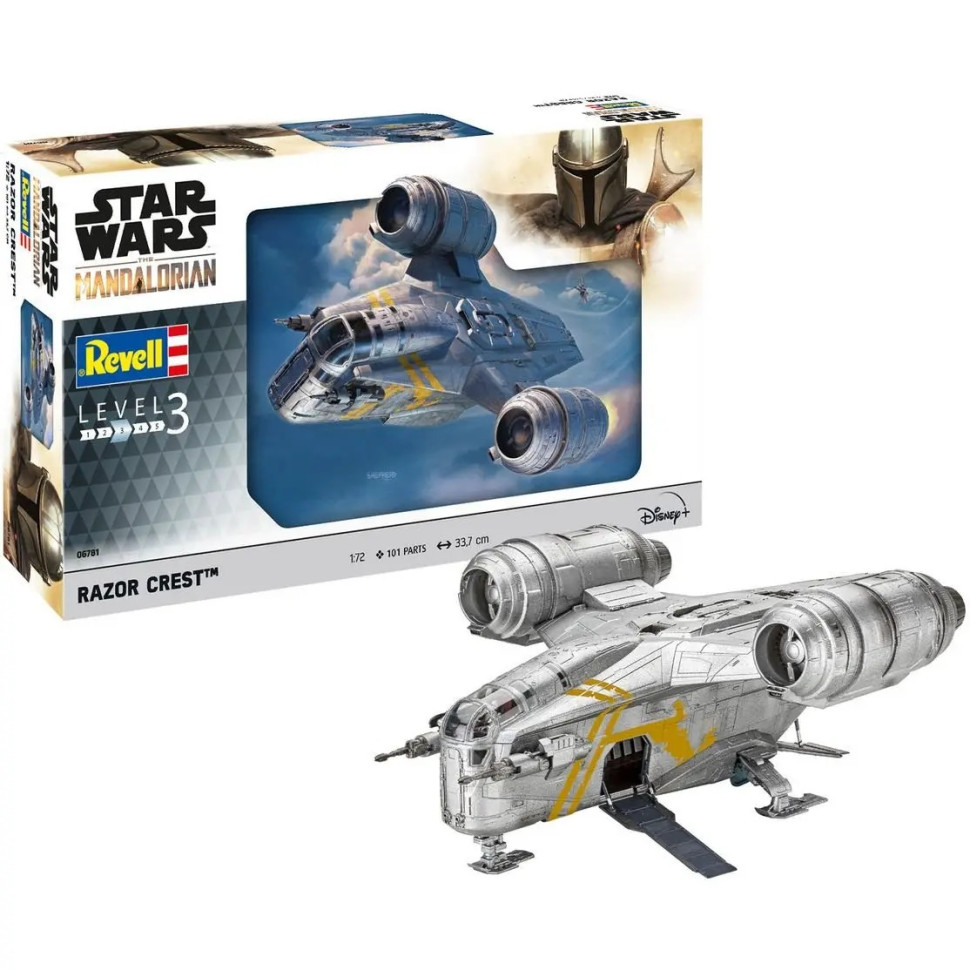 Сборная модель Корабль The Razor Crest Revell RVL-06781 уровень 3, 1:72