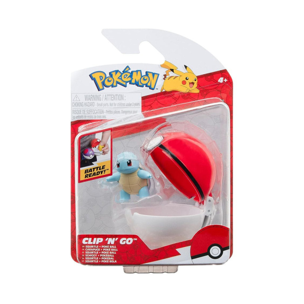 Игровой набор Сквиртл в покеболе Pokemon W15 PKW3143 игровая фигурка, покебол