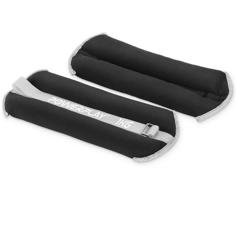 Утяжелители-манжеты для ног и рук PP-4349 Ankle/Wrist Weights PowerPlay PP_4349_Black_1, 2 по 1 кг