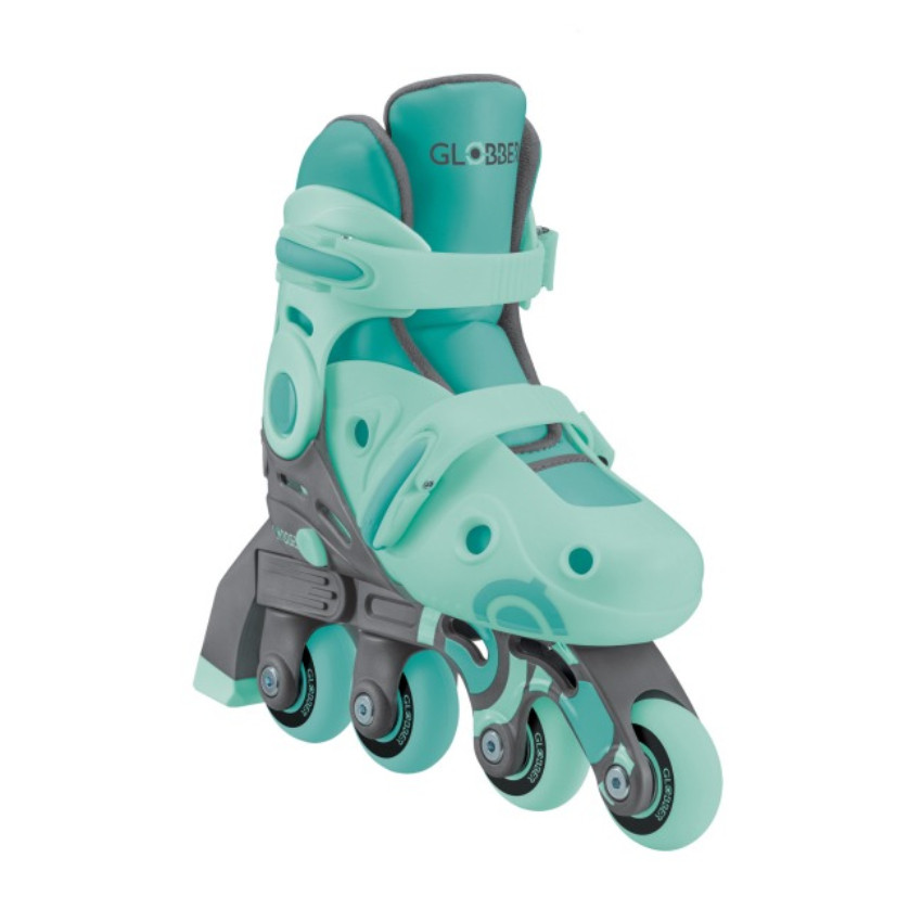 Роликовые коньки 2в1 GLOBBER 780-206 мятно-зеленые р.26-29, до 20кг, 3+