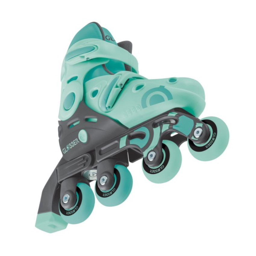 Роликовые коньки 2в1 GLOBBER 780-206 мятно-зеленые р.26-29, до 20кг, 3+