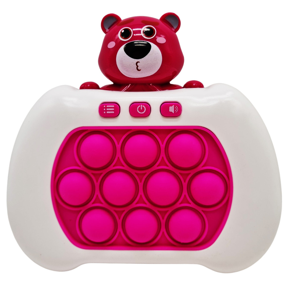 Електронна приставка Pop It консоль Quick Push Fast Bambi 07558K(White) антистрес іграшка