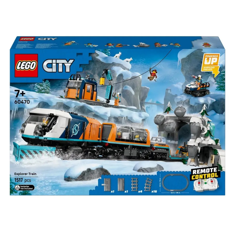 Конструктор City Арктический исследовательский экспресс LEGO 60470, 1517 деталей