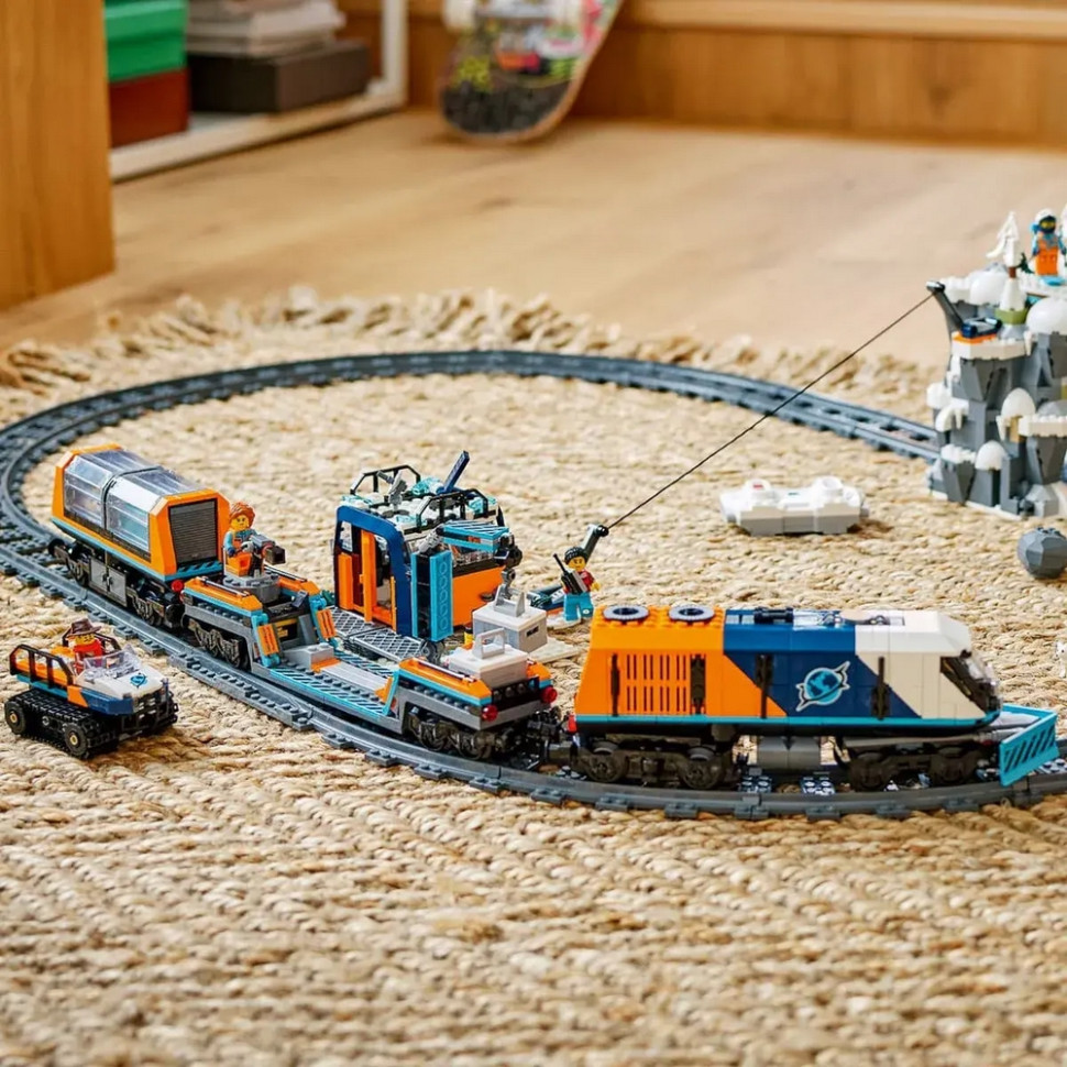 Конструктор City Арктический исследовательский экспресс LEGO 60470, 1517 деталей