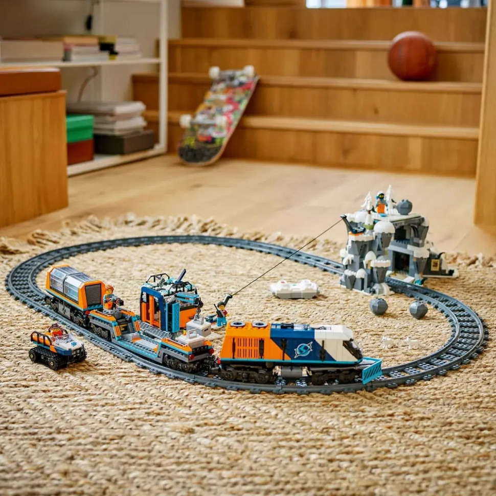 Конструктор City Арктический исследовательский экспресс LEGO 60470, 1517 деталей
