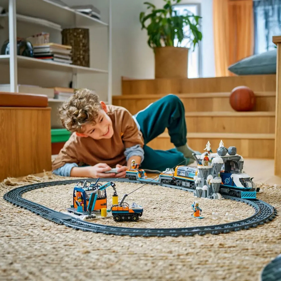 Конструктор City Арктический исследовательский экспресс LEGO 60470, 1517 деталей