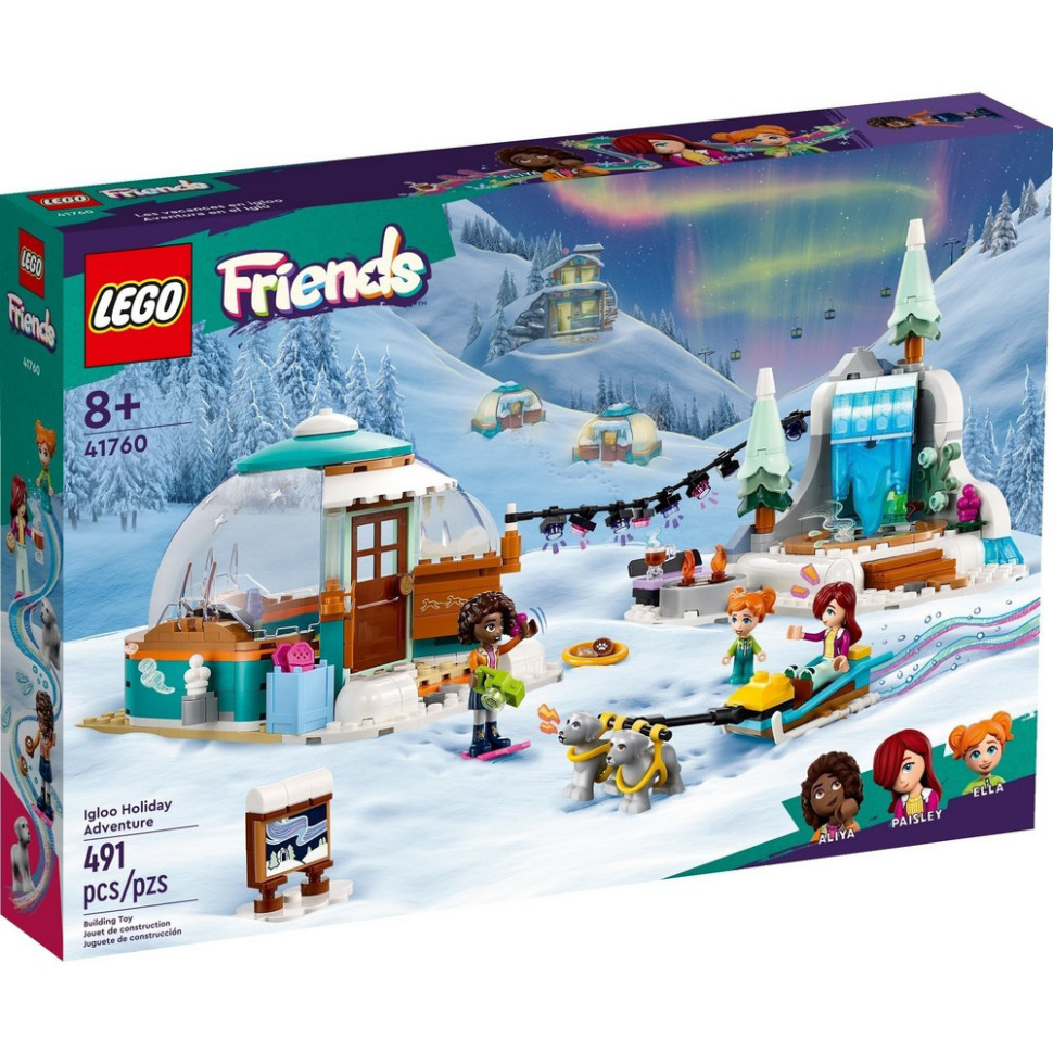 Конструктор Friends Святкові пригоди в іглу LEGO  41760- 491 деталь