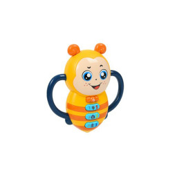 Детское пианино "Пчела" Limo Toy FT0056B 12 см, учебный, музыка, звук 