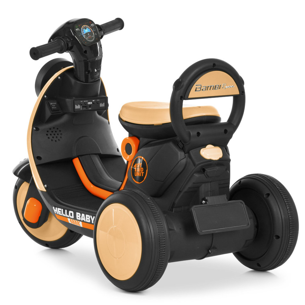 Детский электромобиль Мотоцикл Bambi Racer M 6298BR-13, до 25 кг