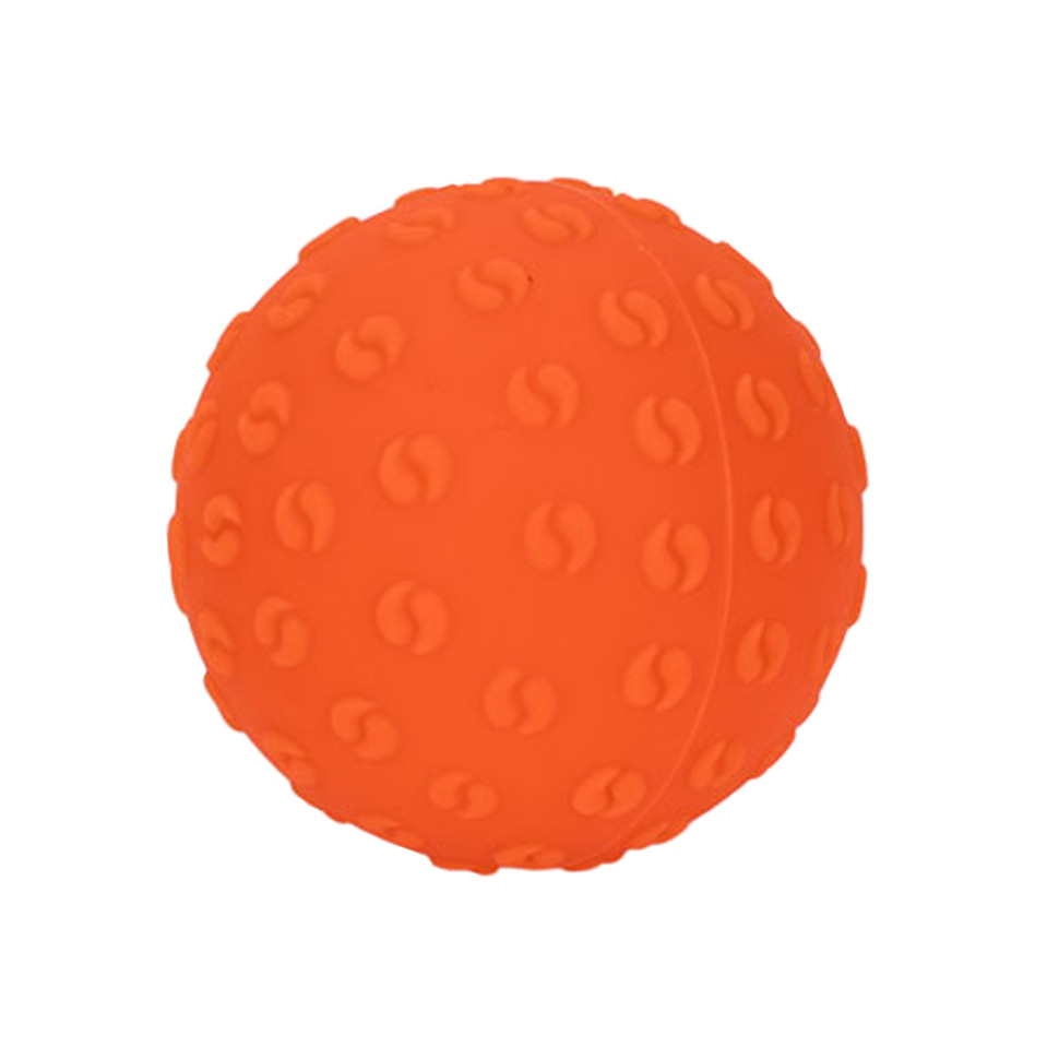 Мяч массажный текстурный Bambi MS 4812(Orange) диаметр 6 см, прыгун, 145 грамм