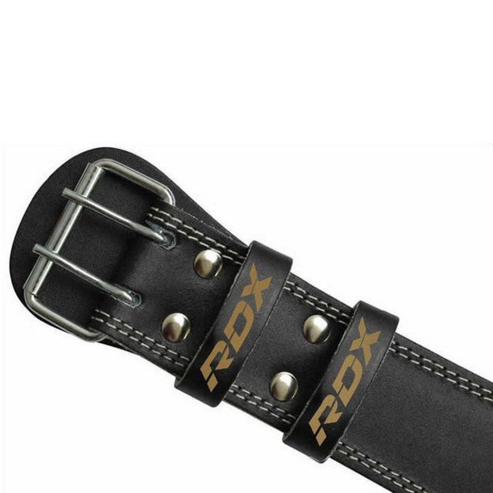 Пояс для тяжелой атлетики 6 RDX Inc Limited WBS-6RB-L, кожаный, Black Gold, L
