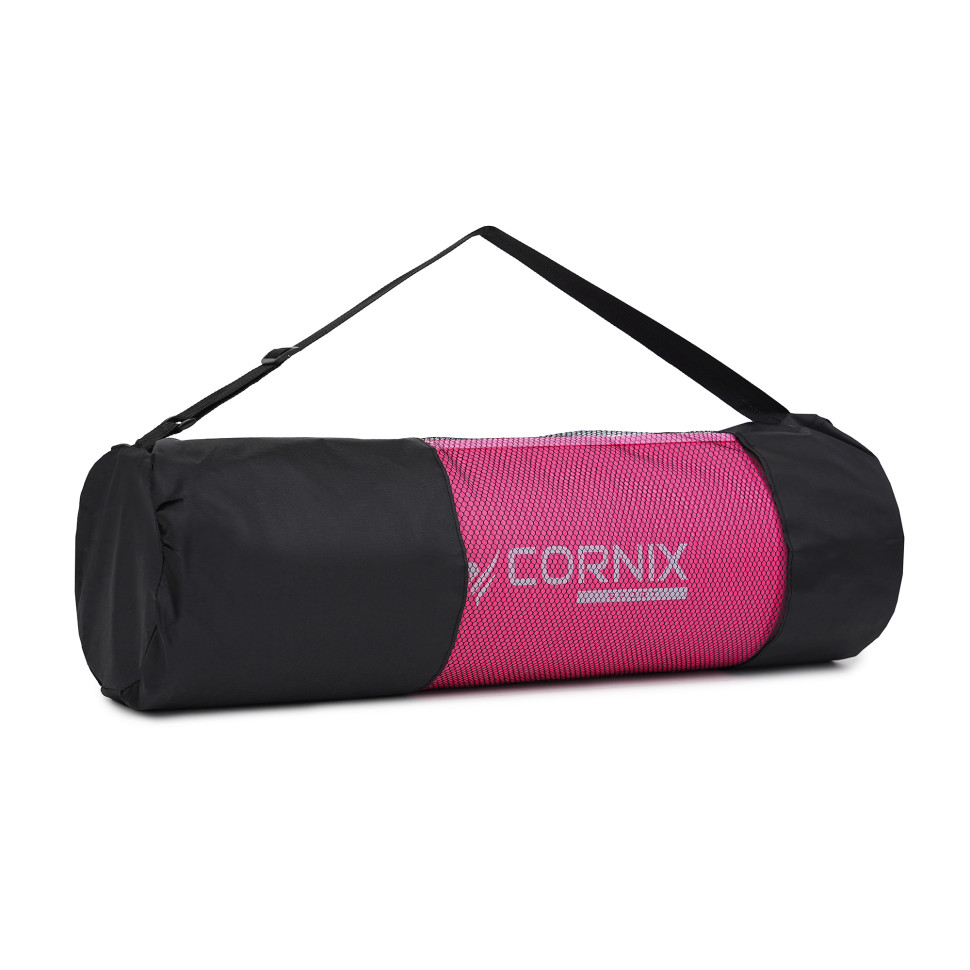 Килимок спортивний для йоги та фітнесу Cornix XR-0097, 183 x 61 x 1 см, Pink/Pink