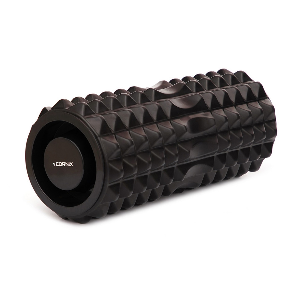 Масажний ролик (валик, ролер) Cornix XR-0341 Black 33 x 14 см