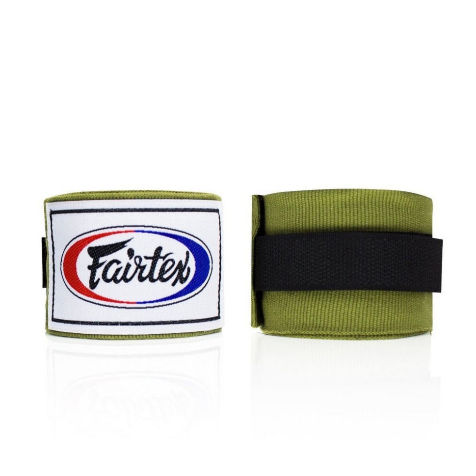 Бинты для бокса HW2 Fairtex HW2_GreenOlive, Green, размер 4,5 метра