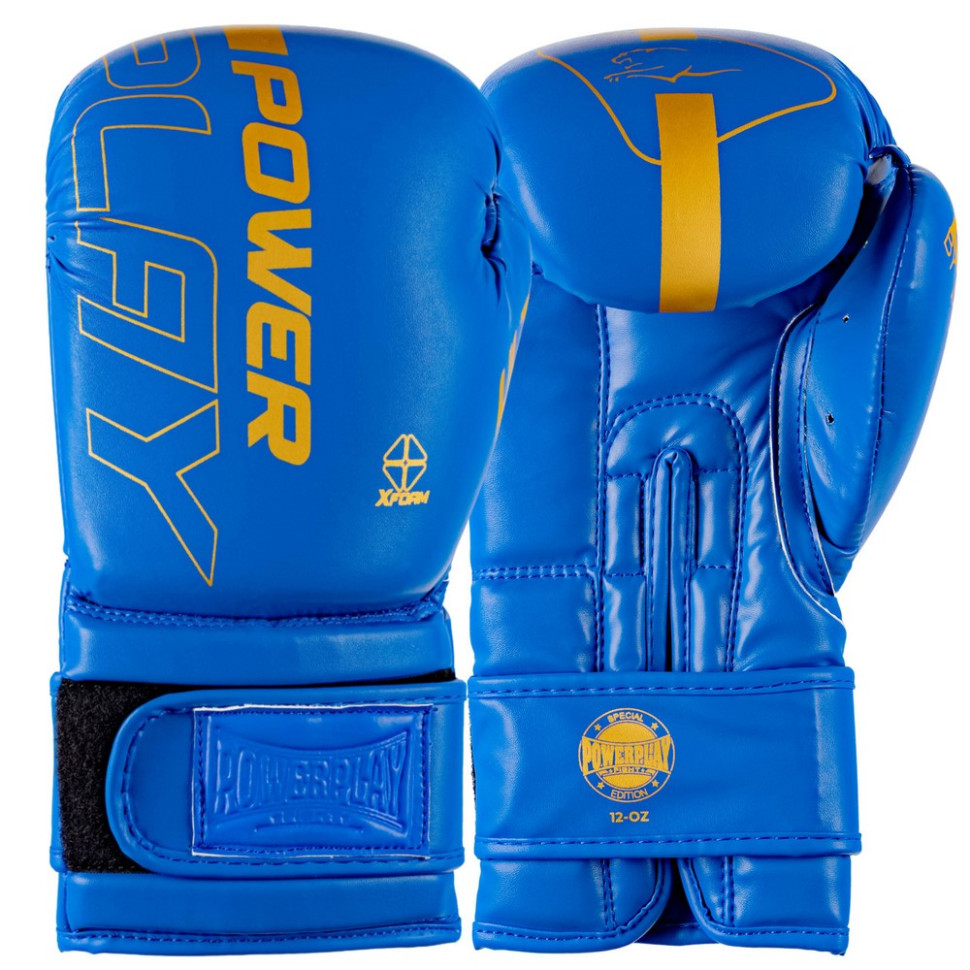 Боксерские перчатки 3089 Alpha PowerPlay PP_3089_14oz_Blue, размер 14 унций