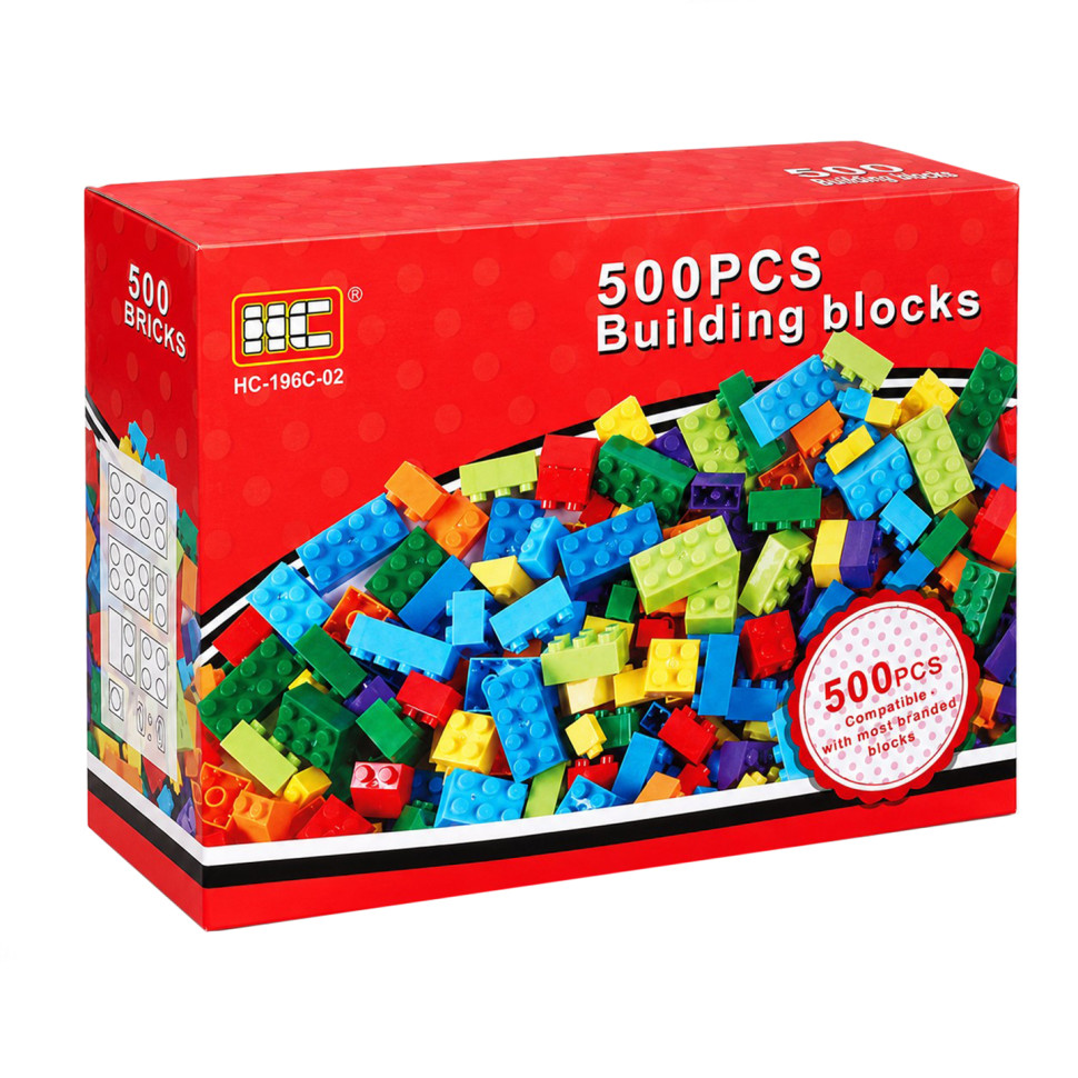 Дитячий конструктор Building Blocks Bambi HC-196C-02, 500 деталей